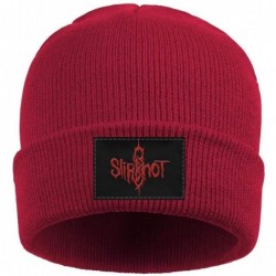 Skullies & Beanies Hats for Men Soft Beanie Knit Winter Cap Hat - Red-82 - CW18LTQOUH0 $32.34