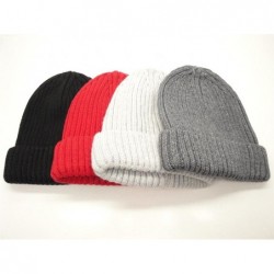 Skullies & Beanies Merino Wool Blend Unisex Winter Hat - Made in Italy! - Black - C911BR4482B $37.02