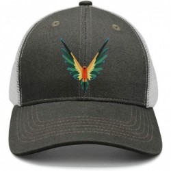 Baseball Caps Maverick Bird Logo Black Cap Hat One Size Snapback - 0logan Sun Conure-35 - C318LTG6AWT $35.46