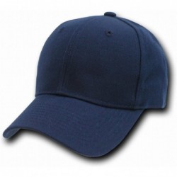 Baseball Caps Orgianl Navy Blue Fitted Baseball Caps Size Cap - 7-5/8 - C6119Q4REIJ $21.55