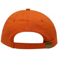 Baseball Caps Girl Power' Cotton Baseball Cap - Orange - CY12KBLE03H $17.81