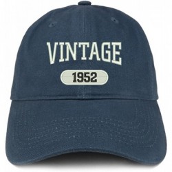 Baseball Caps Vintage 1952 Embroidered 68th Birthday Relaxed Fitting Cotton Cap - Navy - CF180ZQ2Y0Y $23.84