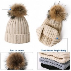 Skullies & Beanies Womens Knit Visor Beanie Newsboy Cap Winter Warm Hat Cold Snow Weather Girl 55-60cm - 99763-beige - CI18II...