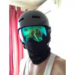 Balaclavas 2 Pack - Windproof Ski Face Mask Winter Balaclava Motorcycle Neck Warmer Gaiter - Black - CN18G95E0HS $21.11