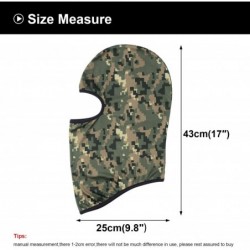 Balaclavas Breathable Camouflage Balaclava Face Mask for Outdoor Sports - Xh-b-09 - CW18T88NWLR $12.41