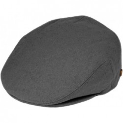 Newsboy Caps Men's Premium Wool Blend Classic Flat Ivy Newsboy Collection Hat - 1581-Lt Gray - X-Large - CD1864LLEM3 $17.86