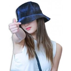 Bucket Hats Fashion Bucket Hats for Women - Sombrero para Mujer- Estilo Vintage - Blue - C818WC73Z5N $18.52