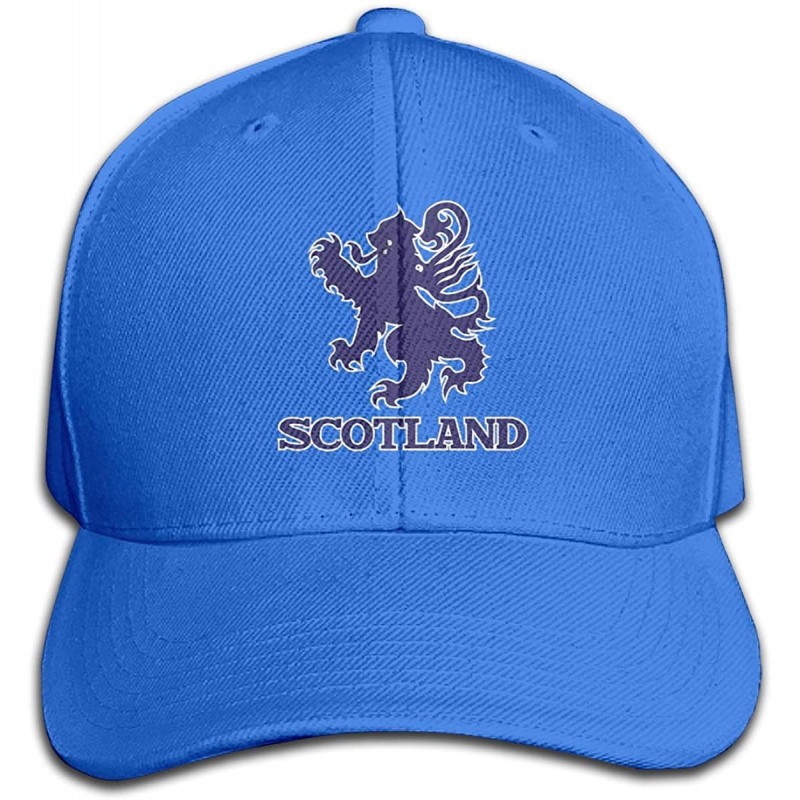 Baseball Caps Hengteng Design Hat Scotland Scottish Royal Lion Coat of Arms King of Scots Adult Funny Baseball Hat - Blue - C...