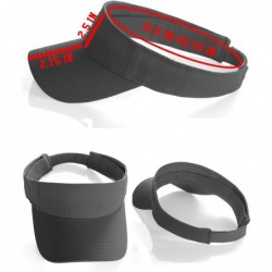 Visors Custom Sport Sun Visor Hat A to Z Initial Team Letters- Black Visor White Black - Letter a - CP18GRAXS6W $26.65