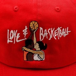 Baseball Caps Love and Basketball Dad Hat Cotton Baseball Cap Adjustable Baseball Caps Unisex - Red - C3187O2DL6Y $14.69