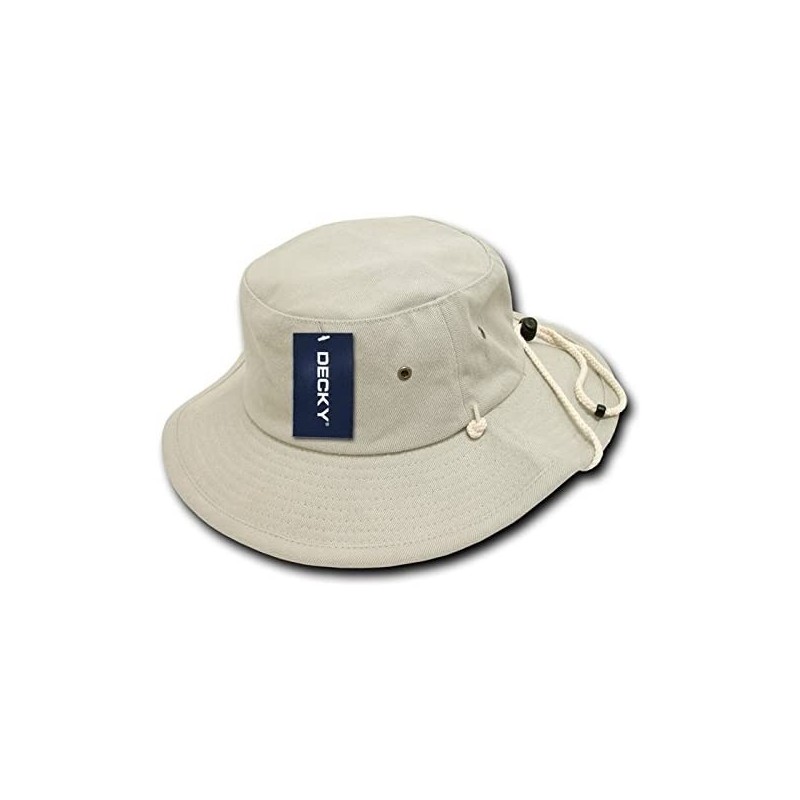 Sun Hats Aussie Plain Hat - Stone - CR11903PLVN $33.43