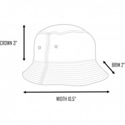 Bucket Hats Summer 100% Cotton Stone Washed Packable Outdoor Activities Fishing Bucket Hat. - Burgundy - CS195U5NSUM $15.67