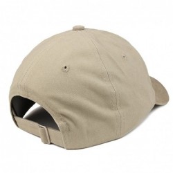 Baseball Caps Limited Edition 1968 Embroidered Birthday Gift Brushed Cotton Cap - Khaki - CK18CO5W4G3 $35.80