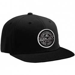 Baseball Caps Solid Snapback Hats - Black - C517YI0DR0K $36.57