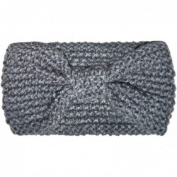 Headbands 6 Pack Crochet Turban Headband for Women Warm Bulky Crocheted Headwrap - Zm 6 Pack Crochet E - CF18IM6AGRS $22.24