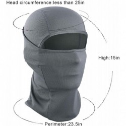 Balaclavas Balaclava Face Mask UV Protection Windproof Sun Hood for Men Women - Gray - C01924E3GKY $20.73
