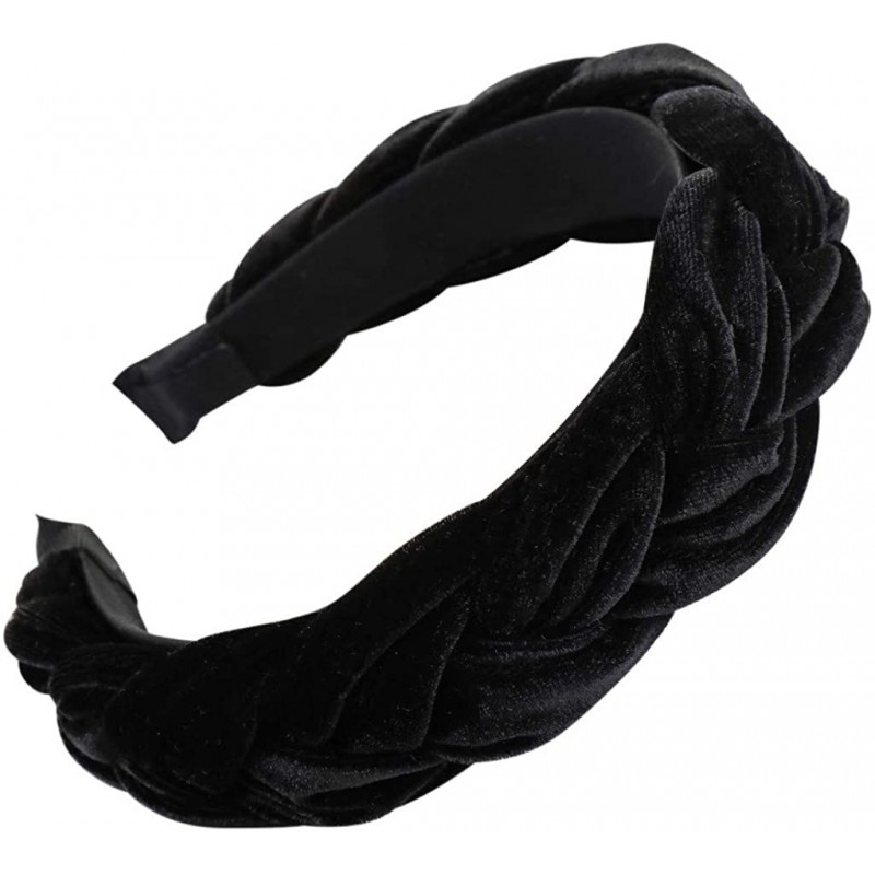 Headbands Padded Headbands Knotted Headbands for Women Velvet Turban Headbands for Women Twist Knot Headband - CC18X8UYRCS $1...