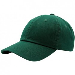 Baseball Caps Baseball Cap for Men Women - 100% Cotton Classic Dad Hat - Dark Green - CT18EE52LUE $21.83