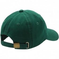 Baseball Caps Baseball Cap for Men Women - 100% Cotton Classic Dad Hat - Dark Green - CT18EE52LUE $15.41