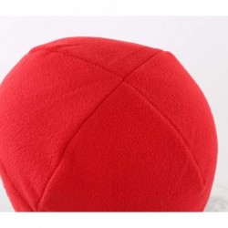 Skullies & Beanies Mens Winter Hat Fleece Beanie Warm Skull Cap Watch Cap - Red - C0126SMLNEH $12.71