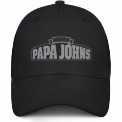 Baseball Caps Unisex Polo Style Baseball Cap Papa-John's-Pizza-Logo- Athletic Six Panel All Cotton Adult Cap - CS18W4ADE74 $2...