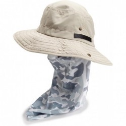 Sun Hats 3902 Floppy Quick Shade Original with Built-In Pull Down Face and Neck Sun Protection - TOP SELLER - Tan/Camo - C811...