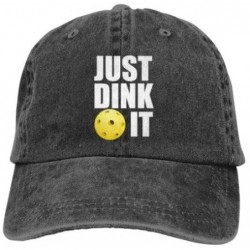Baseball Caps Adjustable Trucker Hat-Sport Baseball Cap Cotton Casual Hats for Men Women - Black - CN195SLKAM3 $21.95