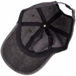 Baseball Caps Adjustable Trucker Hat-Sport Baseball Cap Cotton Casual Hats for Men Women - Black - CN195SLKAM3 $21.95
