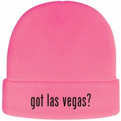 Skullies & Beanies got las Vegas? - Soft Adult Beanie Cap - Pink - CU19280KWY7 $41.87