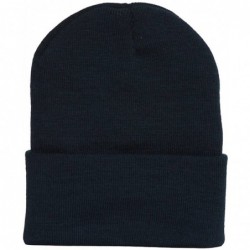 Skullies & Beanies Solid Winter Long Beanie (Comes in Many - Oxford Blue - C211Y94TM8L $19.38