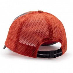 Baseball Caps Unisex Summer Breathable Quick Dry Mesh Baseball Cap Sun Hat - Orange - CK18T2295IU $15.32