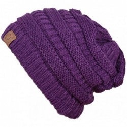 Skullies & Beanies PL49 Winter Warm Hat Knit Beanie Hat - C712BSQ78Q5 $53.43