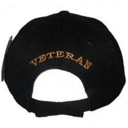 Skullies & Beanies Black Vietnam War Veteran 5 Star Ribbon Veterans Shadow Ball Cap Hat (licensed) - CR12NEVMC9E $16.67
