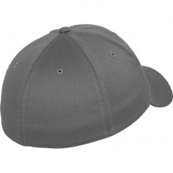 Baseball Caps Men's Wooly Combed - Grey - CD11IMXQY81 $22.02