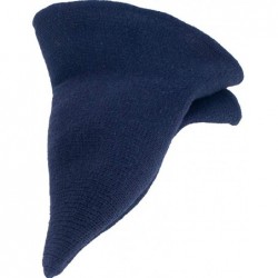 Skullies & Beanies Knitted Wool Hat- Witch Hat for Christmas Cosplay Make up and Daily - Blue - CA18YGGDQMS $22.01