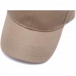 Baseball Caps Custom Embroidered Baseball Caps Ponytail Messy High Bun Hat Ponycaps Adjustable Mesh Trucker Hats - Khaki-1 - ...