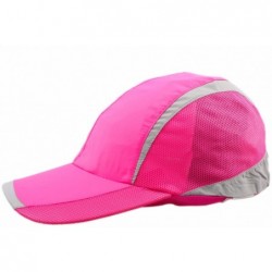 Baseball Caps Baseball Cap Hat-Running Golf Caps Sports Sun Hats Quick Dry Lightweight Ultra Thin - 03-hot Pink - CM12HWE88JD...