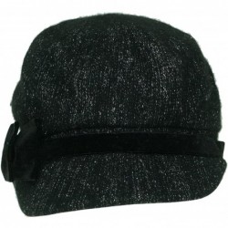 Newsboy Caps August Women's Metallica Mod Boy Hat- Black - CM11PUQ5LKF $26.03
