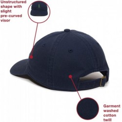 Baseball Caps Evergreen Tree Embroidered Dad Hat - Adjustable Polo Style Cap for Men & Women - Navy - C318LZZ3HI5 $20.93