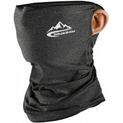 Balaclavas Neck Gaiter Scarf Sun UV Protection Balaclava Breathable Face Mask Outdoor Activity Head Wrap - Dark Gray 1 - CW19...