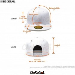 Baseball Caps Flat Visor Snapback Hat Blank Cap Baseball Cap - Gold - CG18KCL4CA5 $15.57
