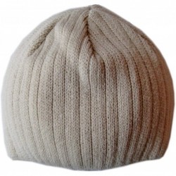 Skullies & Beanies Winter Hat for Men Warm Winter Beanie Skully Fit Winter Ski Hat M-192 - Beige - C911B2NO3PT $20.81
