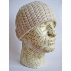 Skullies & Beanies Winter Hat for Men Warm Winter Beanie Skully Fit Winter Ski Hat M-192 - Beige - C911B2NO3PT $12.39