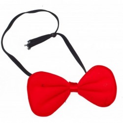 Headbands Red Fluffy Devil Ears Stretch Headband Bowtie Bendable Tail Halloween Holloween Costume - Black Red Furry Devil - C...