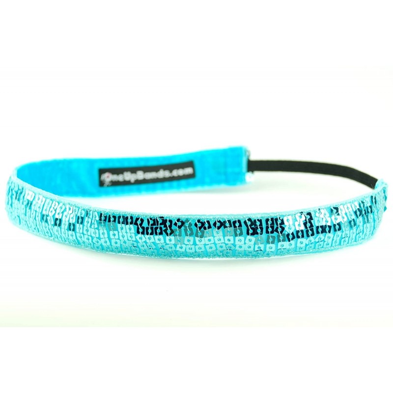 Headbands Women's Sequins Blue One Size Fits Most - Blue - CT11K9XE8MB $21.14