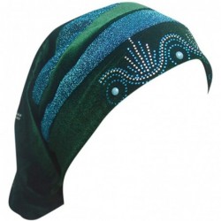 Skullies & Beanies Women Lady Beanie Turban Hut Cap Muslim Headscarf Headwear Head Wraps Scarf Cancer Chemo Cap - Green - CL1...