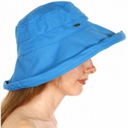 Skullies & Beanies Cotton Sun hat- Wide Brim Bucket- for Woment - CH17Y03H72N $21.38