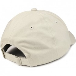 Baseball Caps Team Vegan Embroidered Low Profile Brushed Cotton Cap - Stone - C2188T8S9EI $24.45