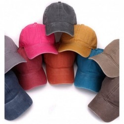 Baseball Caps Custom Embroidered Baseball Hat Personalized Adjustable Cowboy Cap Add Your Text - Rose - C218H497HI5 $32.32