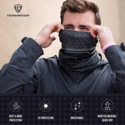 Balaclavas Face Clothing Neck Gaiter Mask - Non Slip Light Breathable for Sun Wind Dust Bandana Balaclava - Shemagh Green - C...